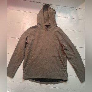 Lululemon At Ease hooded sweatshirt in olive green